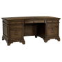 Hartshill - Executive Desk Top, Box 1 of 2 - Burnished Oak - Dark Brown