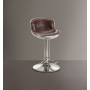 Brancaster - Stool - Vintage Brown Top Grain Leather & Aluminum
