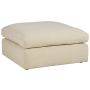 Elyza - Linen - Oversized Accent Ottoman