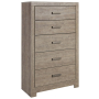 Culverbach - Gray - Five Drawer Chest, 53.98" Tall