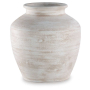 Meadie - Distressed White - 12" Vase, 10.75"