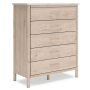 Cadmori - Two-Tone - Five Drawer Wide Chest, 51.85" Tall