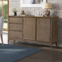 Hendrix Place - Server - Natural - Light Brown