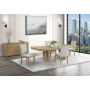 D1248 - 7 Piece Dining Room Set (D1248 Dining Table And 6 DC7 Dining Chairs) - Natural - Light Brown