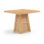 Fenwick - 36.25" Cane Oak Veneer And Solid Wood Dining Table - Natural - Light Brown, 36.25"