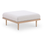 Laguna - Resilient Water Resistant Fabric Upholstered Outdoor Patio Modular Ottoman