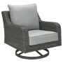 Elite Park - Gray - Swivel Lounge w/ Cushion