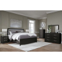 Maeling Bedroom Mirror Black, 41.5" Wide