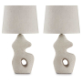 Chadrich - Antique Beige - Paper Table Lamp (Set of 2)