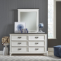 Allyson Park - Dresser & Mirror (6 Drawer Dresser), 58" Wide