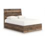 Chirason Panel Bed Brown