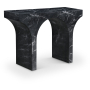 Pomezia - Marble Finish Console Table, 45.5"