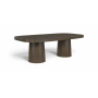 Woodhaven - Solid Wood And Oak Veneer Dining Table - Brown, 95.5"