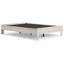Shawburn - Whitewash - Full Platform Bed