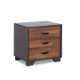 Eloy - Accent Table - Walnut & Espresso, 20"