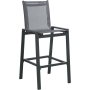 Nizuc - Outdoor Patio Bar Stool With Gray Base (Set of 2)