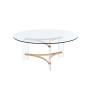 Sosi - Coffee Table - Gold Finish, 41"