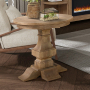 Haven Hills - Round End Table - Camel - Light Brown, 24"
