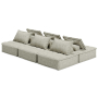 Bales - Taupe - 6-Piece Modular Seating, 234"
