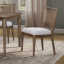 Hickory Grove - Panel Back Side Chair (RTA) - Brown - Light Brown