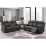 U8517 - Reclining Sofa / Console Reclining Loveseat, Reclining Collections - Charcoal