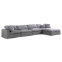 Serene - 5 Piece Modular Sectional With Chaise, 158"