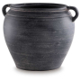 Meadie - Distressed Black - 9" Vase, 10.38"