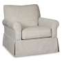 Searcy Swivel Glider Accent Chair Quartz