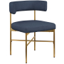 Rivage - Durable Dining Chair With Gold Frame (Set of 2)