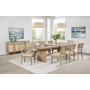 Kailani - 10 Piece Wood Dining Set with Sideboard - Beige Oak