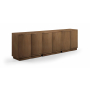 Aveline - 3 Piece Sideboard / Buffet - Brown - Dark Brown