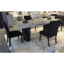 D2502 - 7 Piece Dining Room Set (Table And 6 Chairs) - Black