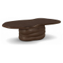 Branna - Concrete Coffee Table - Brown, 54.5"