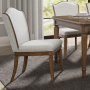 Harrison Heights - Upholstered Side Chair (RTA) - Sienna - Dark Brown