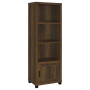 Sachin - 3-Shelf Engineered Wood Media Tower - Dark Pine