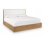 Pamaria Upholstered Bed Light Brown