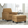 Erinslane - Honey - 2 Pc. - Chair, Ottoman