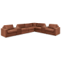 Cozymax - Spice - 8-Piece Sectional With 2 Storage Consoles, 156"