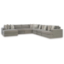 Avaliyah - Ash - 7-Piece Sectional With Laf Corner Chaise, 162.25"