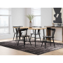 Gretlynn - Black / Natural - 5 Pc. - Dining Room Table, 4 Side Chairs