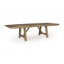 Ridgester Rectangular Dining Room Extension Table Light Brown, 120"