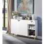 Gaines - Server - White High Gloss Finish