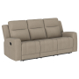 Brentwood - Upholstered Motion Reclining Sofa - Taupe, 80.25"