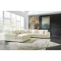 Lindyn - Ivory - Left Arm Facing Corner Chaise 5 Pc Sectional