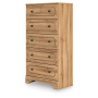 Aleaport - Warm Brown - Five Drawer Chest, 55.71" Tall