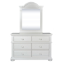 Summer House - 6 Drawers Dresser & Mirror, 54" Wide