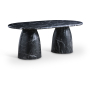 Cosenza - 78" Marble Finish Concrete Dining Table, 78"
