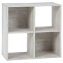 Paxberry - Whitewash - Four Cube Organizer