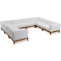 Rio - 8 Piece Modular Sectional - Off, 131"