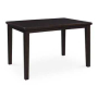 Haddigan Dining Room Counter Height Butterfly Extension Table Dark Brown, 78.13"